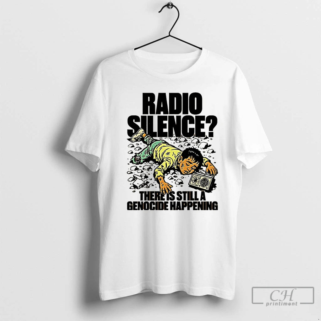 Classic Radio Silence There Is Still A Genocide Happening Christmas T-Shirts, Hoodie, Sweatshirt | PopFlextees.com