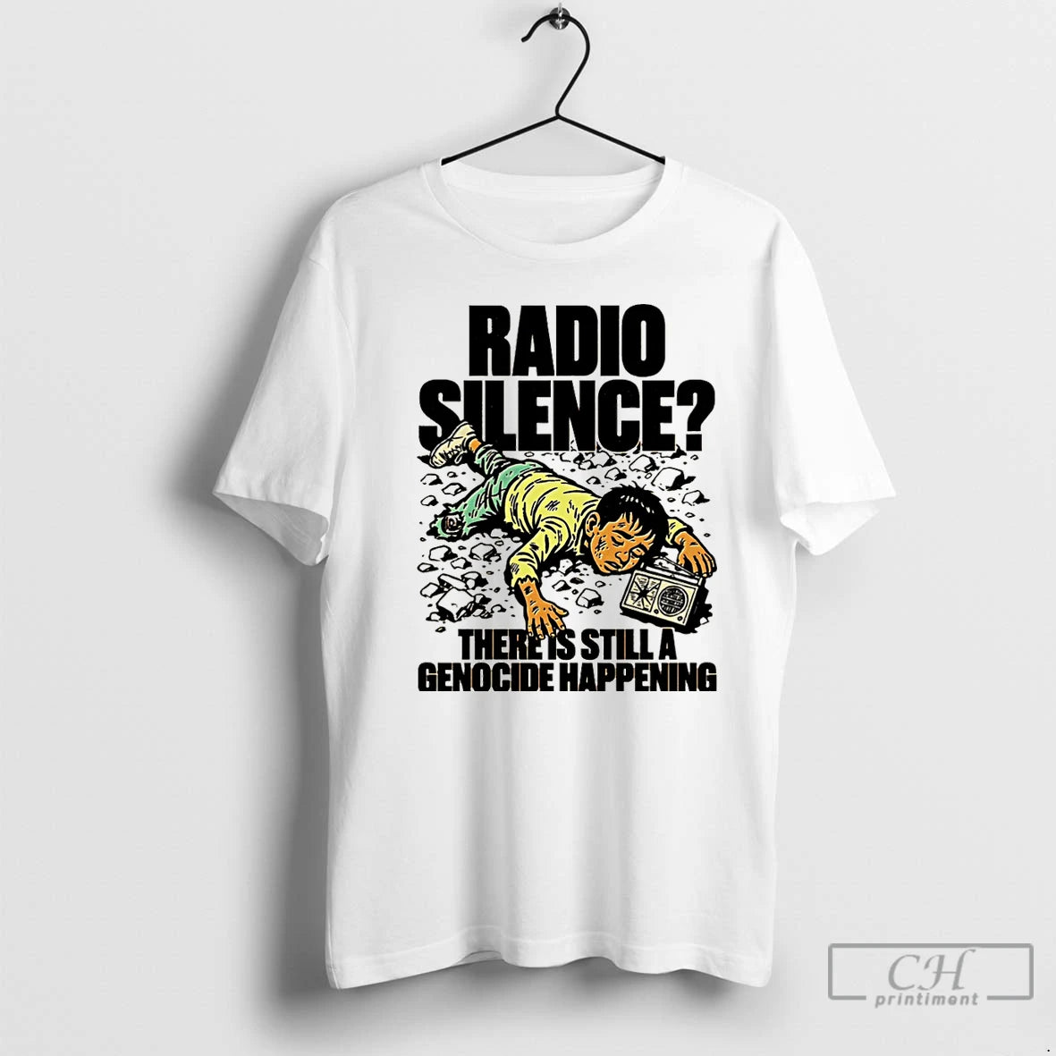 Classic Radio Silence There Is Still A Genocide Happening Christmas T-Shirts, Hoodie, Sweatshirt | PopFlextees.com