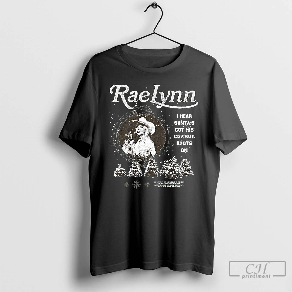 Classic Raelynn I Hear Santas Got His Cowboy Boots On Xmas Christmas T Shirts Sweater Hoodie, Sweatshirt | PopFlextees.com