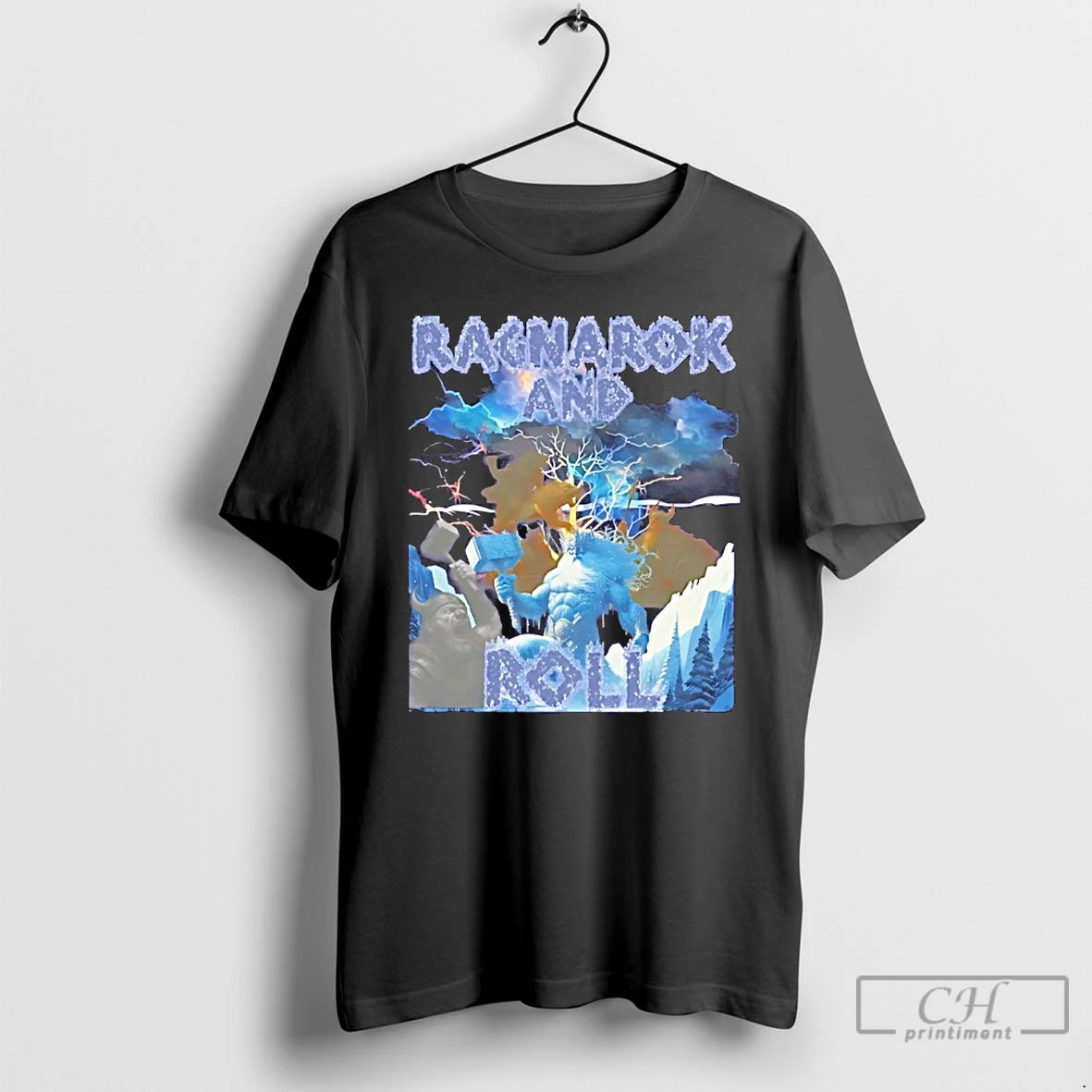 Classic Ragnarok And Roll Minnesota Vikings Graphic T-Shirts, Hoodie, Sweatshirt | PopFlextees.com
