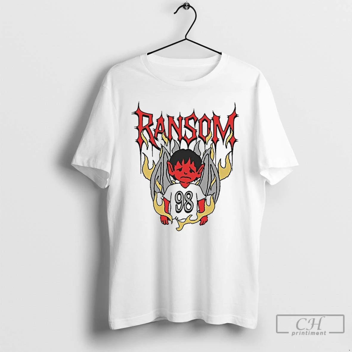 Classic Ransom Devil Boy 98 T-Shirts, Hoodie, Sweatshirt | PopFlextees.com