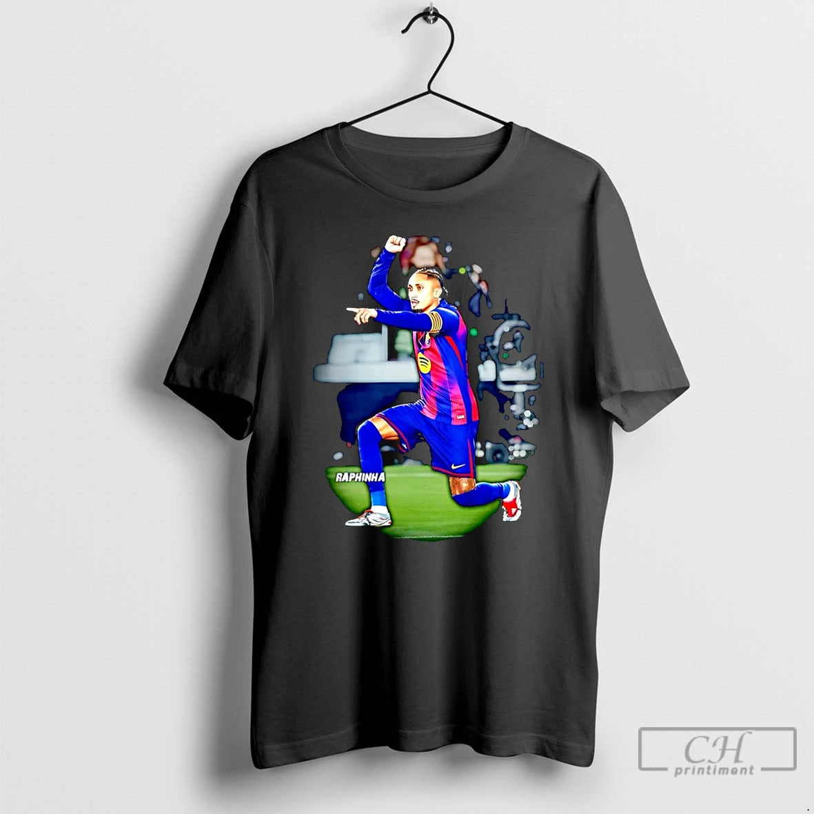 Classic Raphinha Barcelona Fc Running Christmas T-Shirts, Hoodie, Sweatshirt | PopFlextees.com