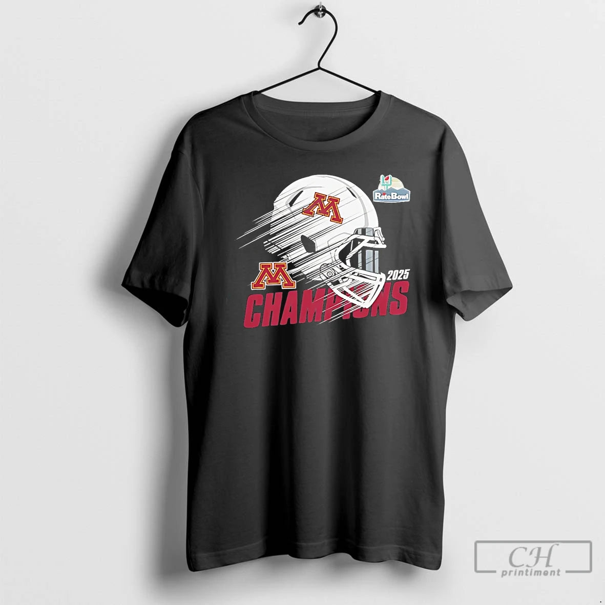 Classic Rate Bowl Champions 2025 Minnesota Golden Gophers Football T-Shirts, Hoodie, Sweatshirt | PopFlextees.com