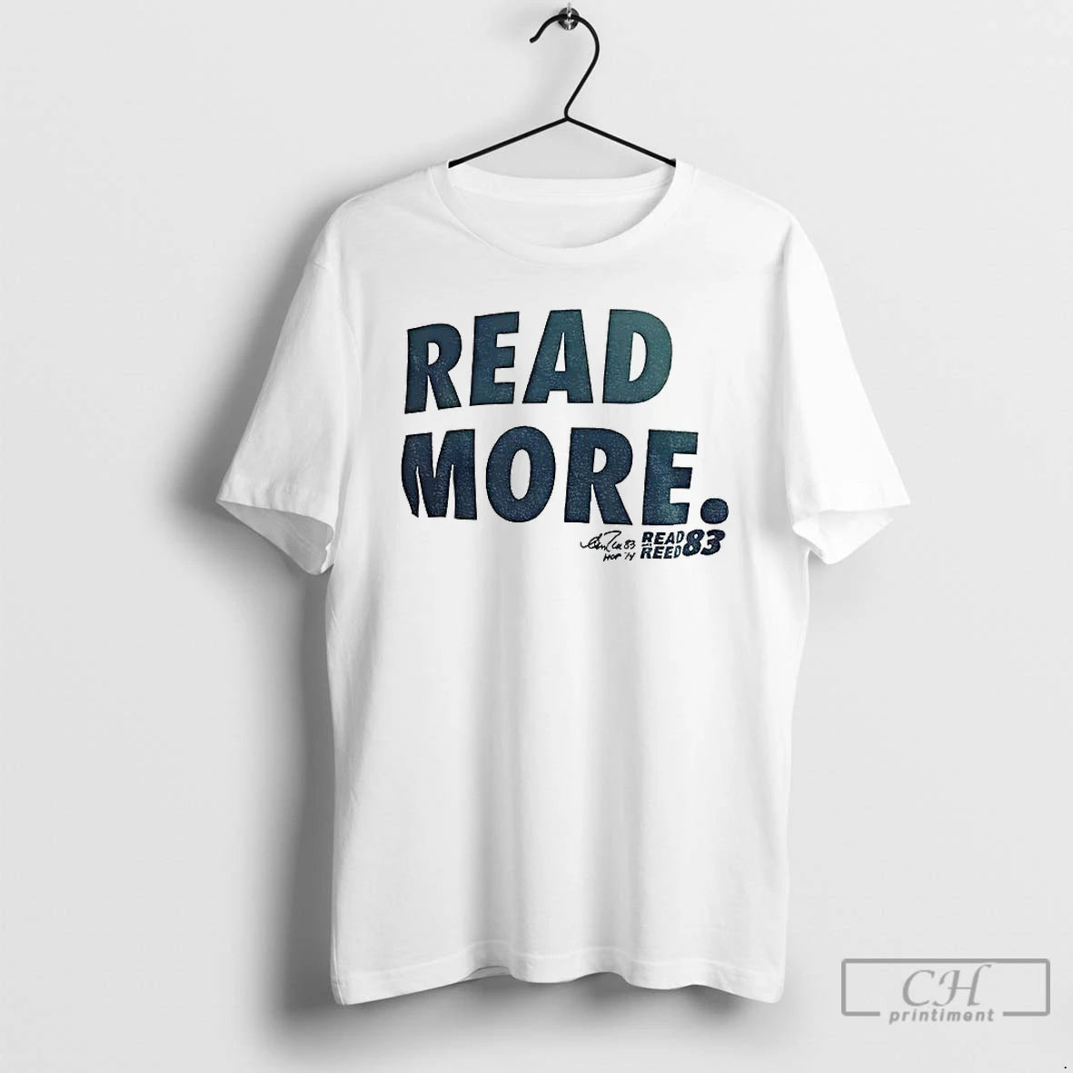 Classic Read More Read With Reed 83 Signature T-Shirts, Hoodie, Sweatshirt | PopFlextees.com