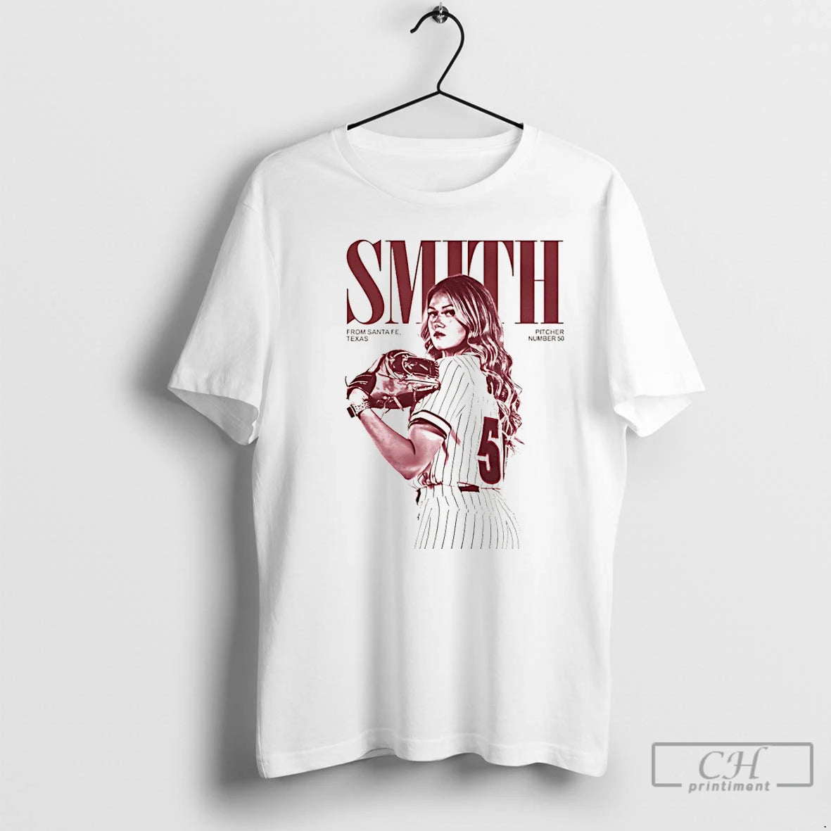 Classic Reagan Smith Lamar Softball Pitcher Number 50 Graphic Christmas T-Shirts, Hoodie, Sweatshirt | PopFlextees.com