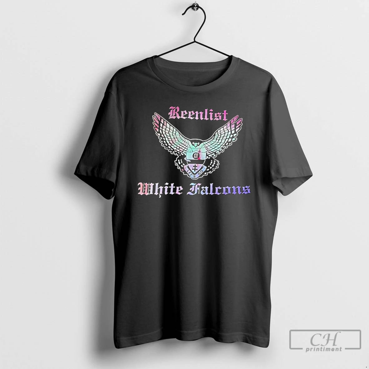 Classic Reenlist White Falcons Lets Go T-Shirts, Hoodie, Sweatshirt | PopFlextees.com