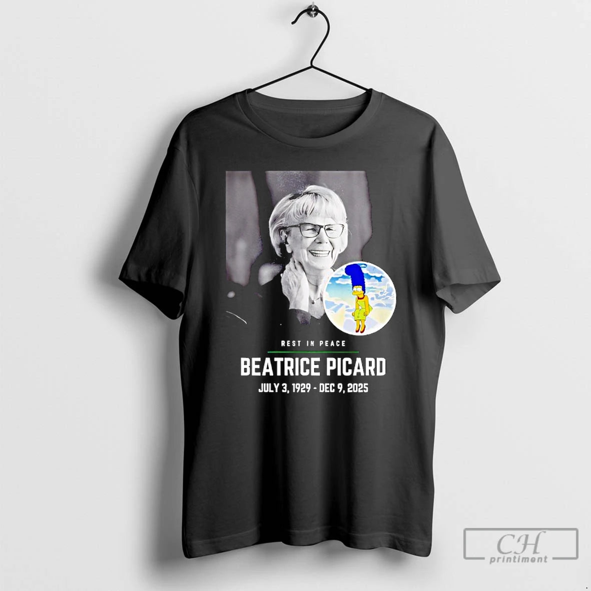 Classic Rest In Peace Beatrice Picard 2025 T-Shirts, Hoodie, Sweatshirt | PopFlextees.com