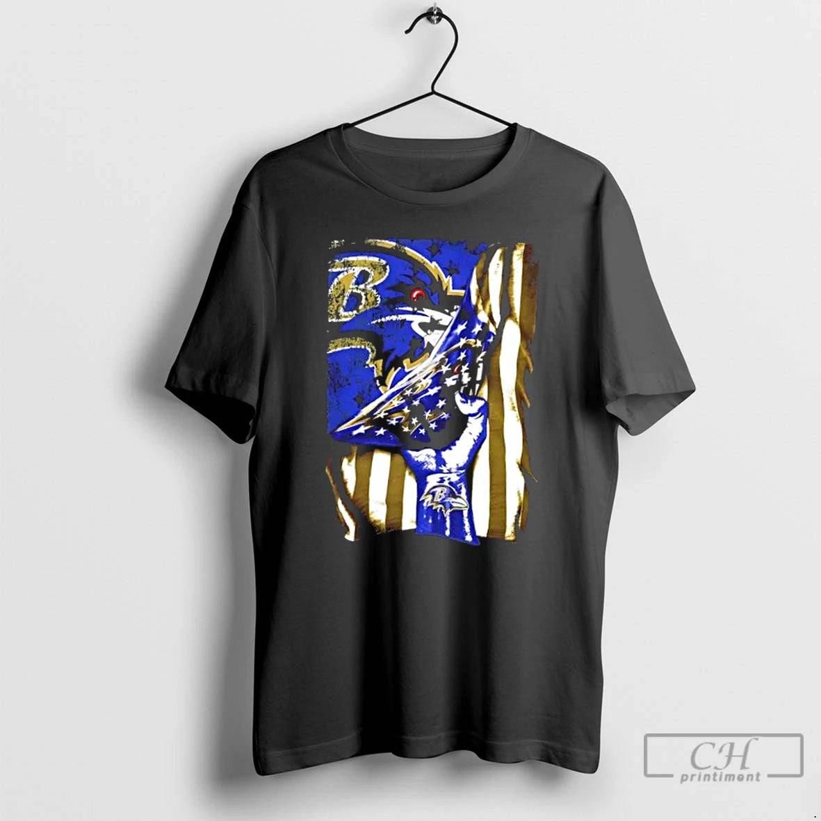 Classic Revealing The Glory Baltimore Ravens X Usa Flag T-Shirts, Hoodie, Sweatshirt | PopFlextees.com