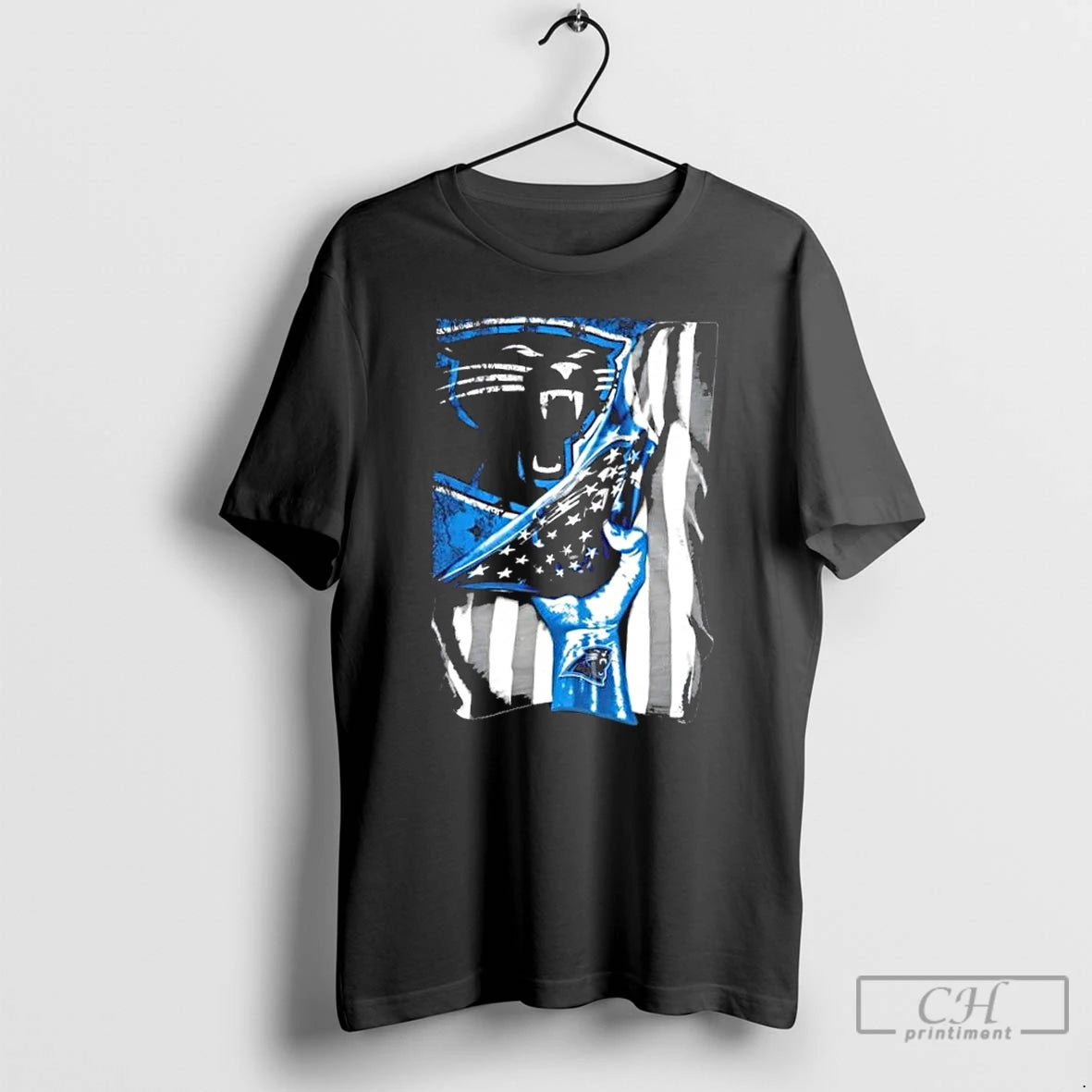 Classic Revealing The Glory Carolina Panthers X Usa Flag T-Shirts, Hoodie, Sweatshirt | PopFlextees.com