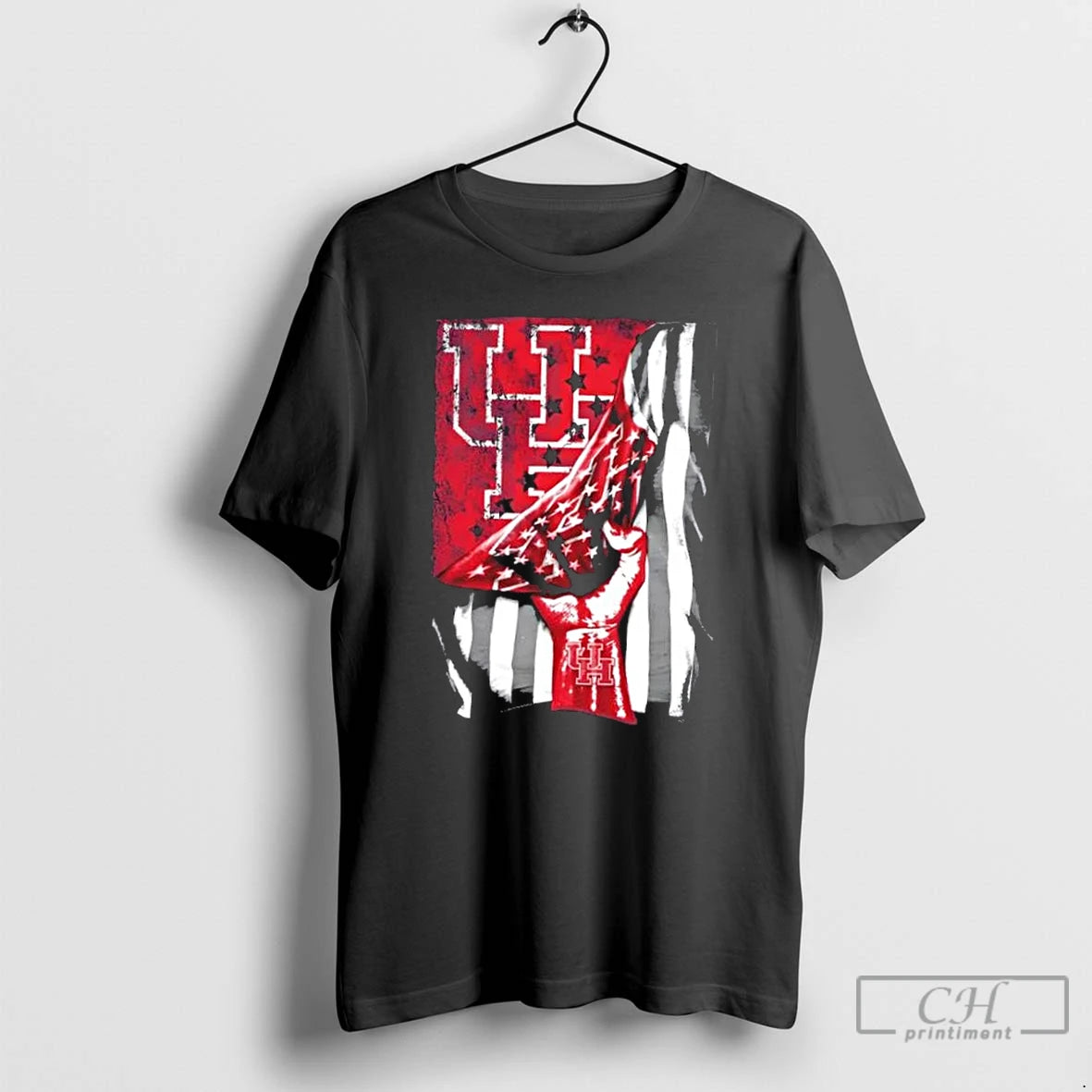 Classic Revealing The Glory Houston Cougars X Usa Flag T-Shirts, Hoodie, Sweatshirt | PopFlextees.com