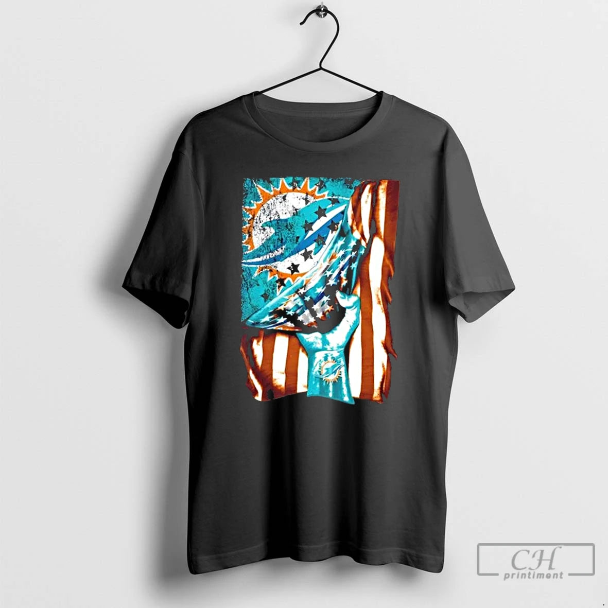 Classic Revealing The Glory Miami Dolphins X Usa Flag T-Shirts, Hoodie, Sweatshirt | PopFlextees.com