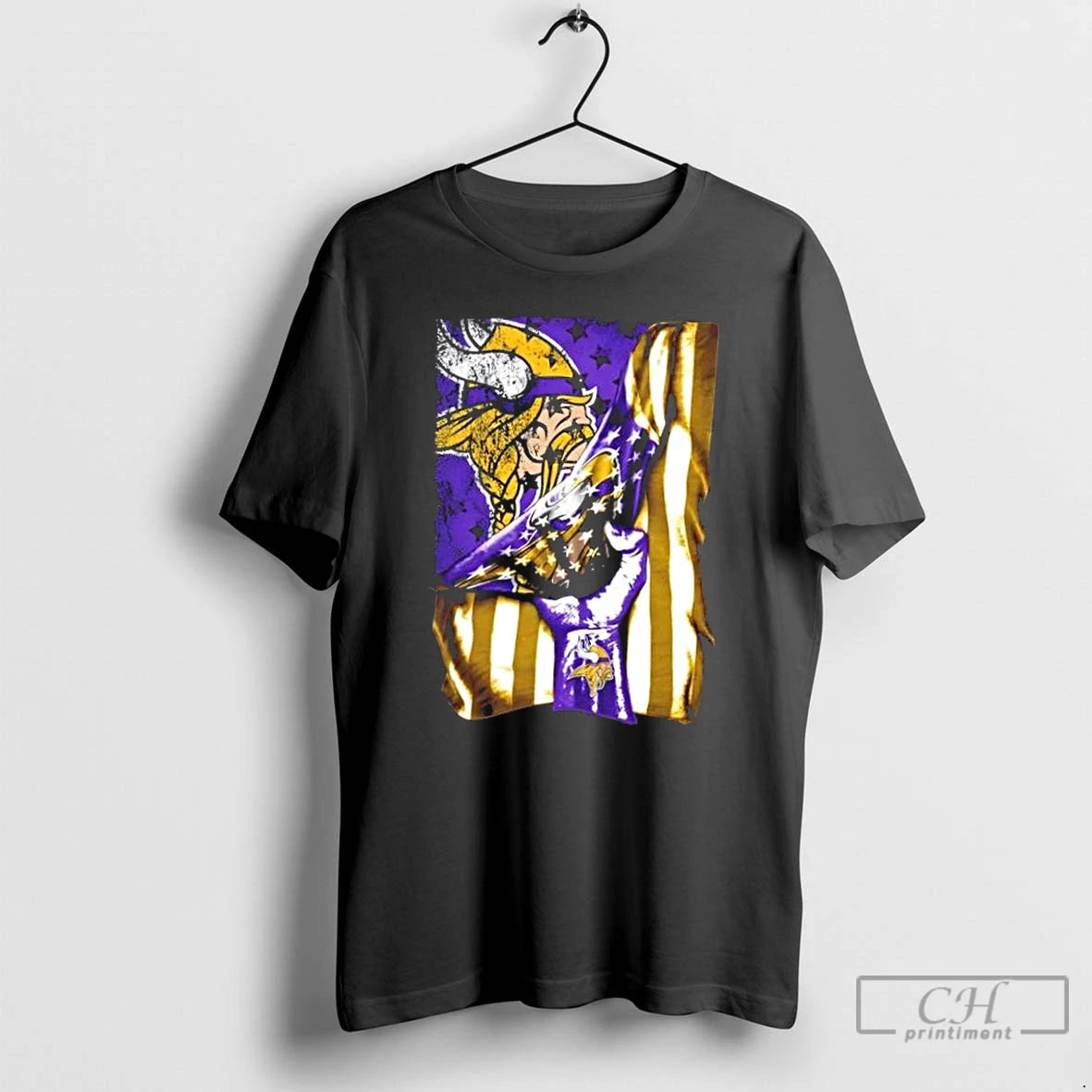 Classic Revealing The Glory Minnesota Vikings X Usa Flag T-Shirts, Hoodie, Sweatshirt | PopFlextees.com