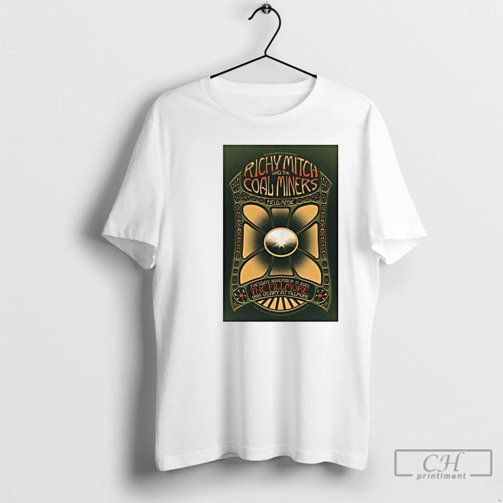 Classic Richy Mitch The Coal Miners San Francisco Ca November 11 2025 Concert Circle White T-Shirts, Hoodie, Sweatshirt