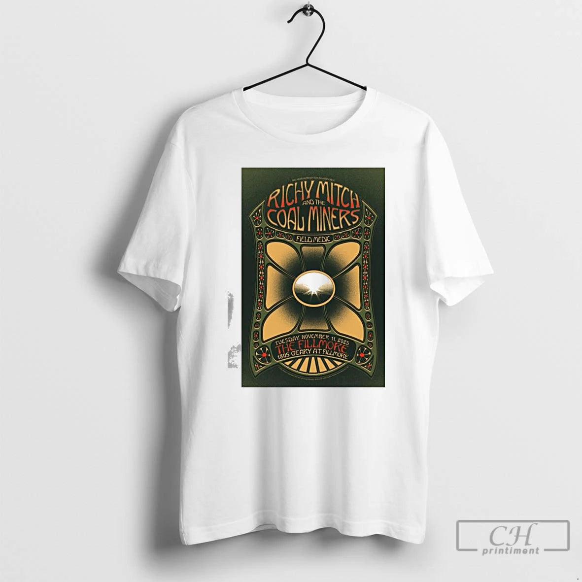Classic Richy Mitch The Coal Miners San Francisco Ca November 11 2025 Concert T Shirts Hoodie, Sweatshirt | PopFlextees.com
