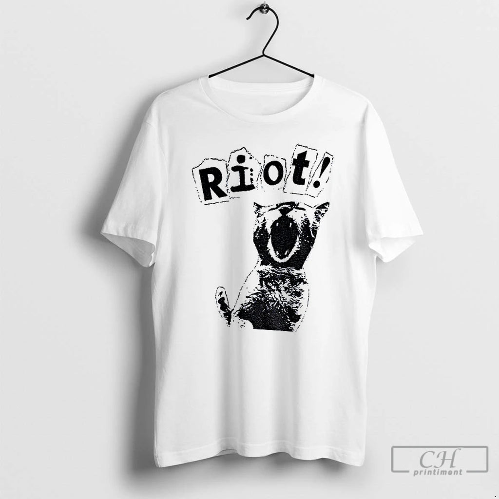 Classic Riot Cat Anarchy Revolution Kitten Vintage T-Shirts, Hoodie, Sweatshirt | PopFlextees.com
