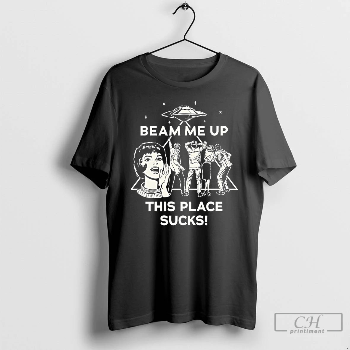 Classic Robin Buckley Wearing Beam Me Up This Place Sucks T-Shirts, Hoodie, Sweatshirt | PopFlextees.com