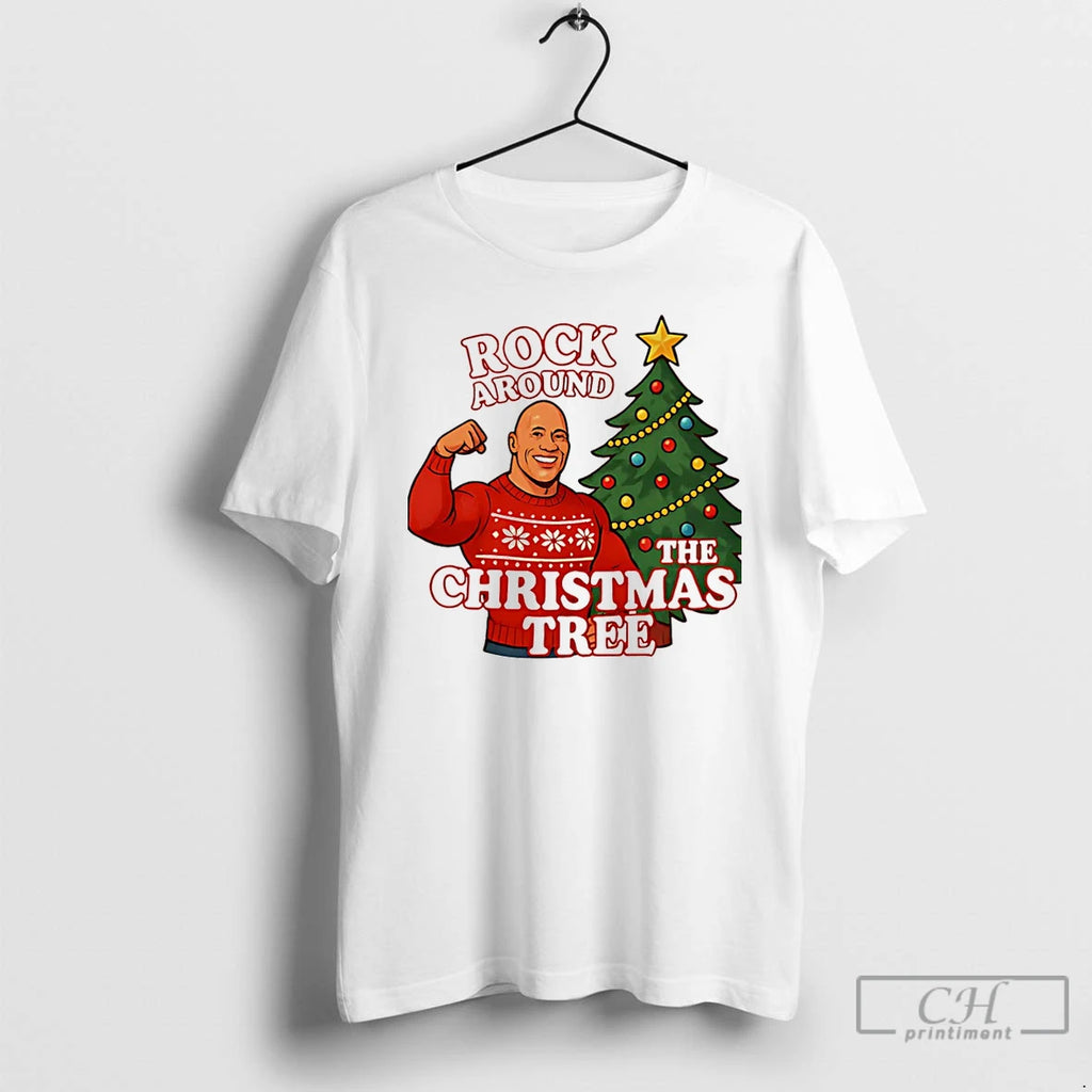 Classic Rock Around The Christmas Tree 2025 Christmas T-Shirts, Hoodie, Sweatshirt | PopFlextees.com