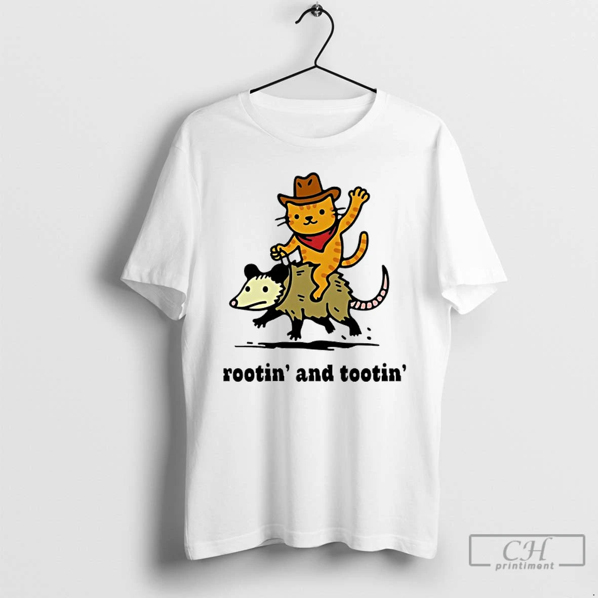 Classic Rootin And Tootin Cat Cowboy And Rat T-Shirts, Hoodie, Sweatshirt | PopFlextees.com