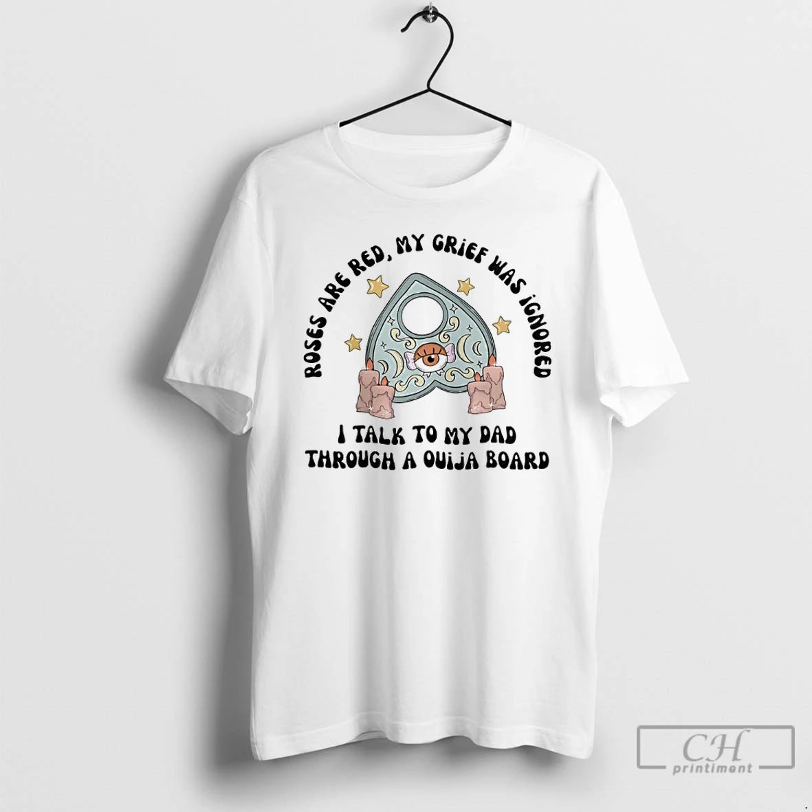 Classic Roses Are Red My Grief Was Ignored I Talk To My Dad Through T-Shirts, Hoodie, Sweatshirt | PopFlextees.com