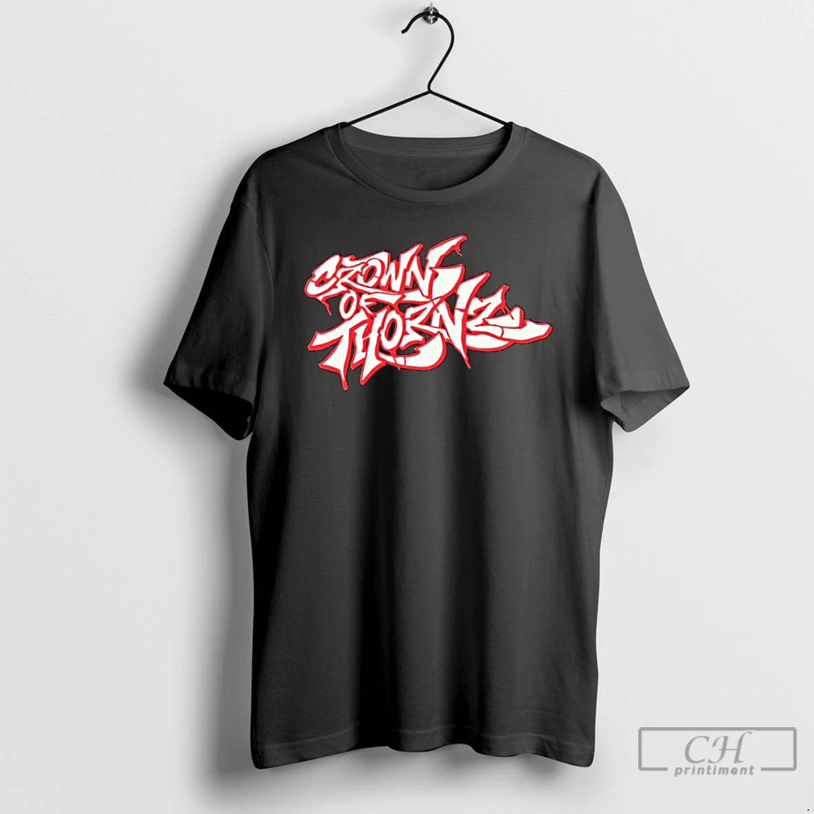 Classic Rown Of Thornz Design Text T-Shirts, Hoodie, Sweatshirt | PopFlextees.com