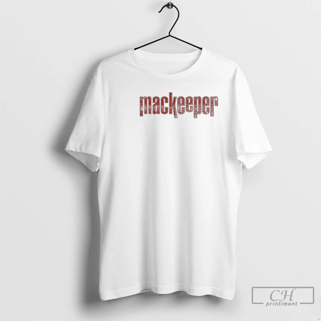 Classic Ruby Cruz Wearing Mackeeper Logo Red Circle White T-Shirts, Hoodie, Sweatshirt | PopFlextees.com