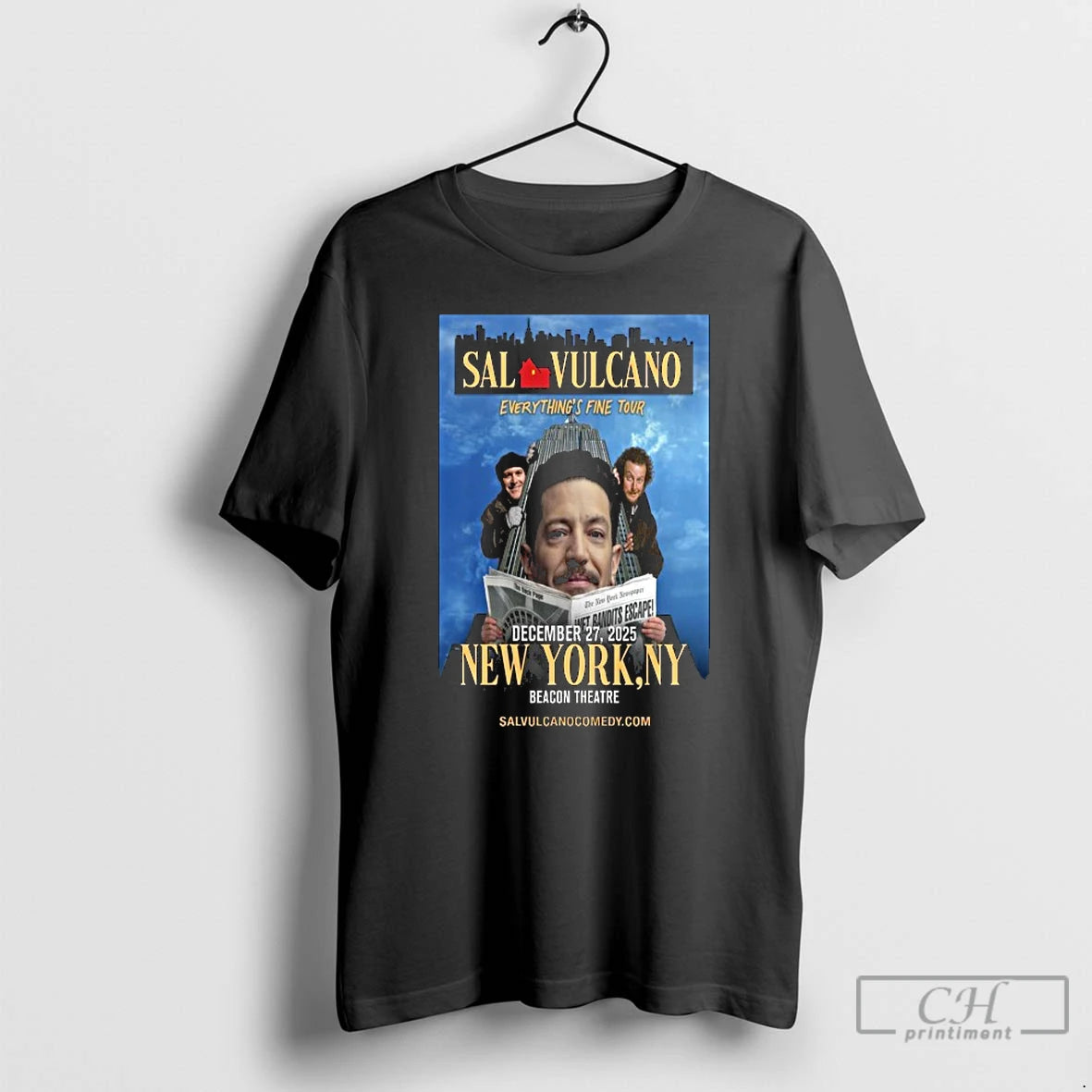 Classic Sal Vulcano New York December 27 2025 Show T-Shirts, Hoodie, Sweatshirt | PopFlextees.com