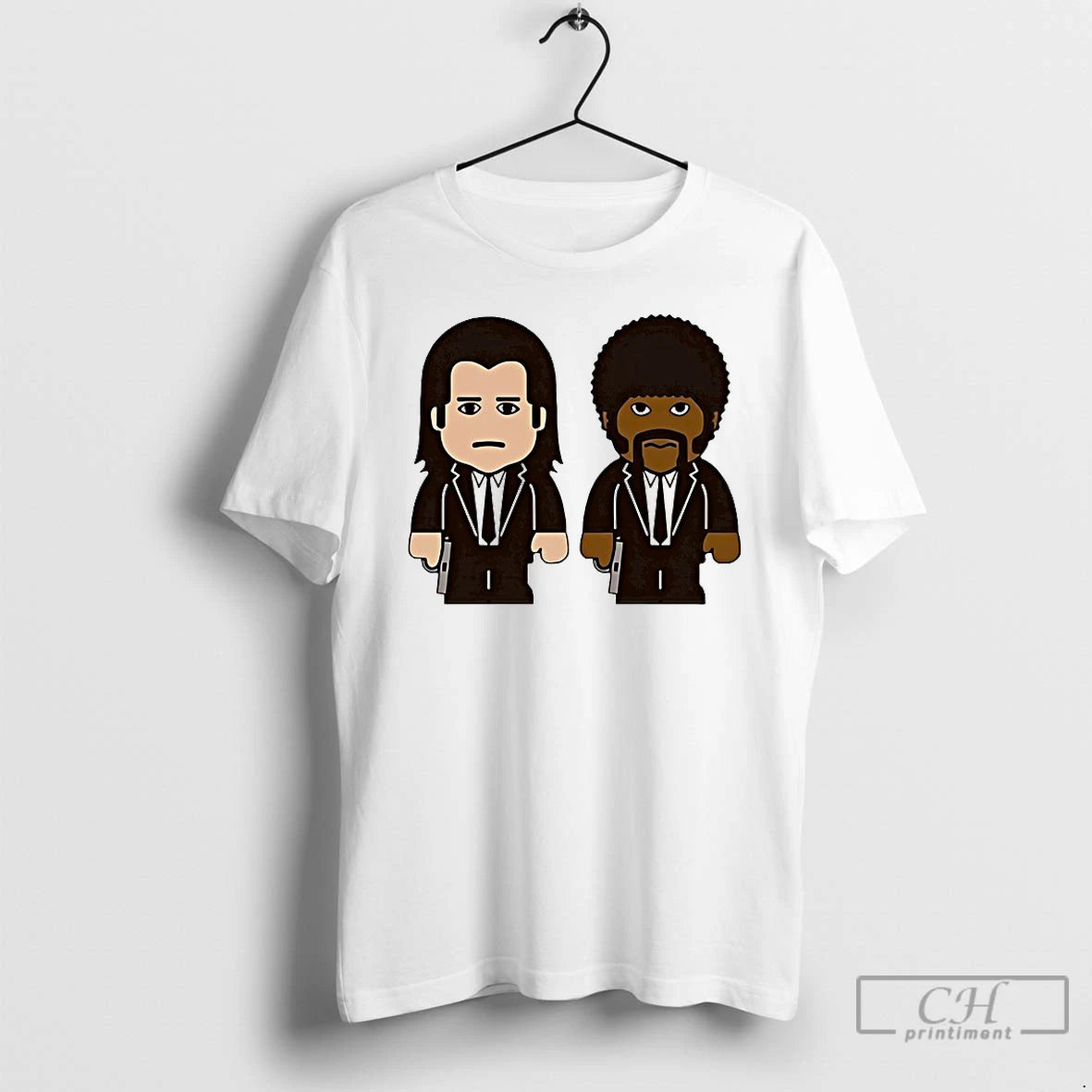 Classic Samuel L Jackson Wearing Pulp Fiction Jules And Vincent T-Shirts, Hoodie, Sweatshirt | PopFlextees.com
