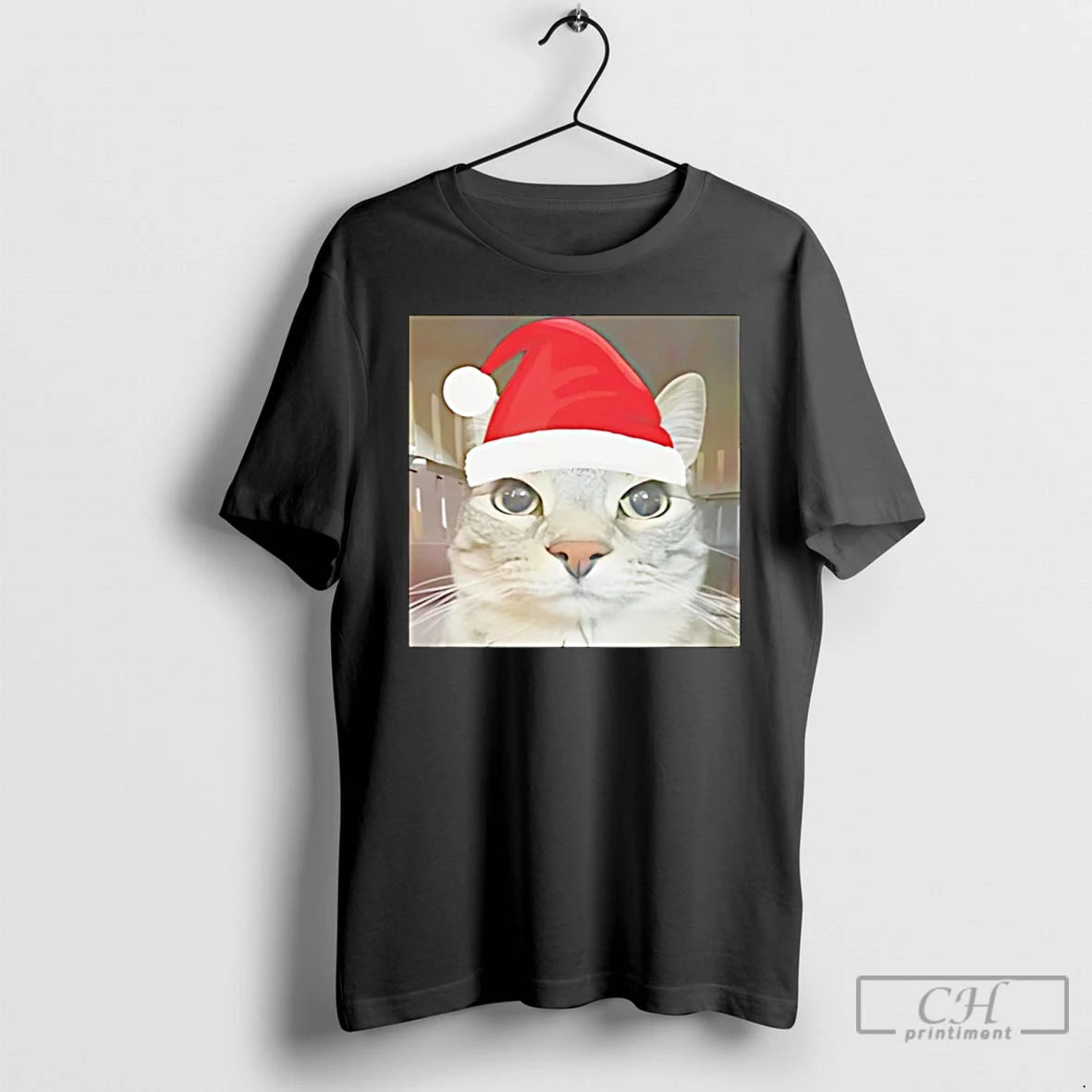 Classic Santa Cat Meme Christmas Christmas T-Shirts, Hoodie, Sweatshirt | PopFlextees.com