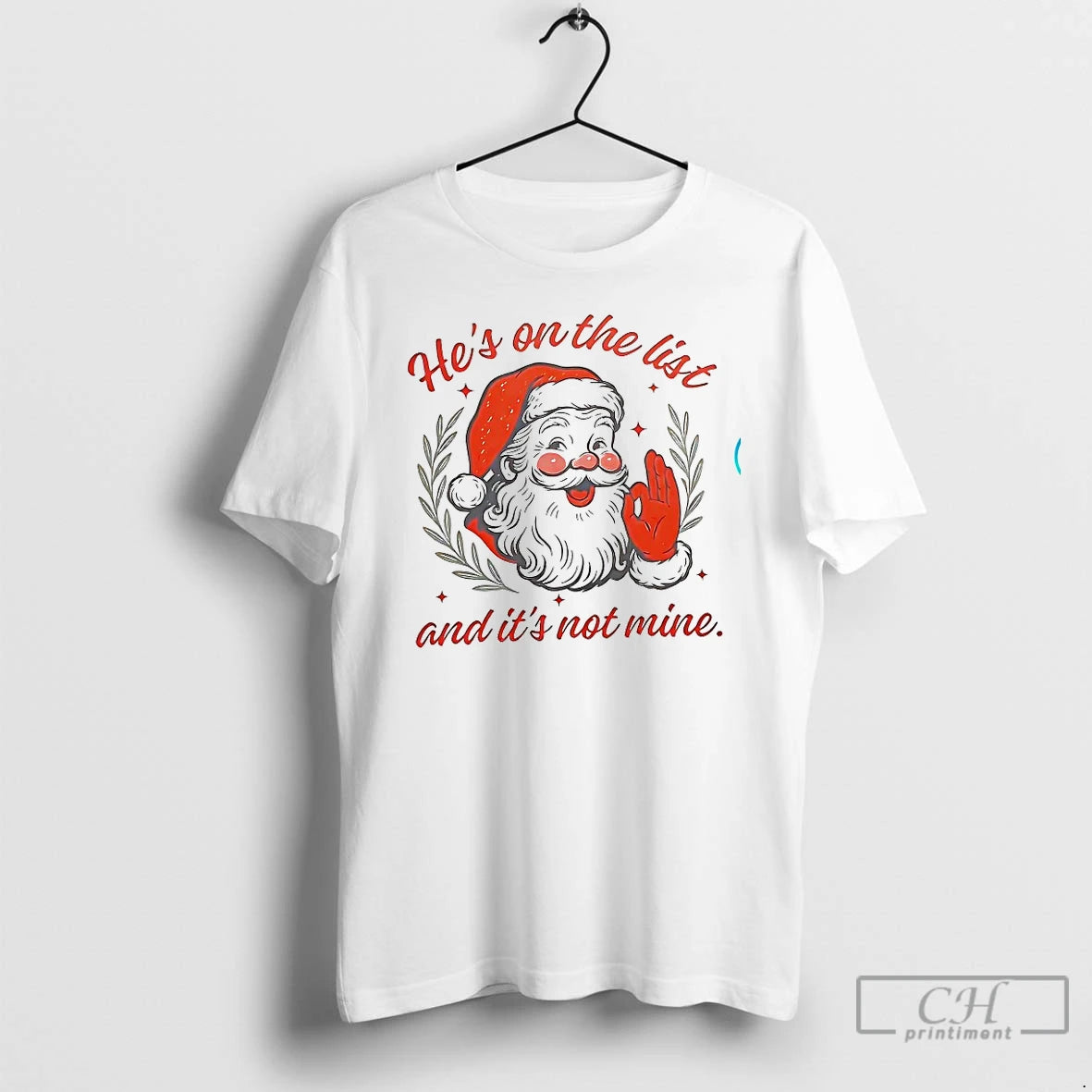 Classic Santa Claus On The List And Its Not Mine Christmas T-Shirts, Hoodie, Sweatshirt | PopFlextees.com
