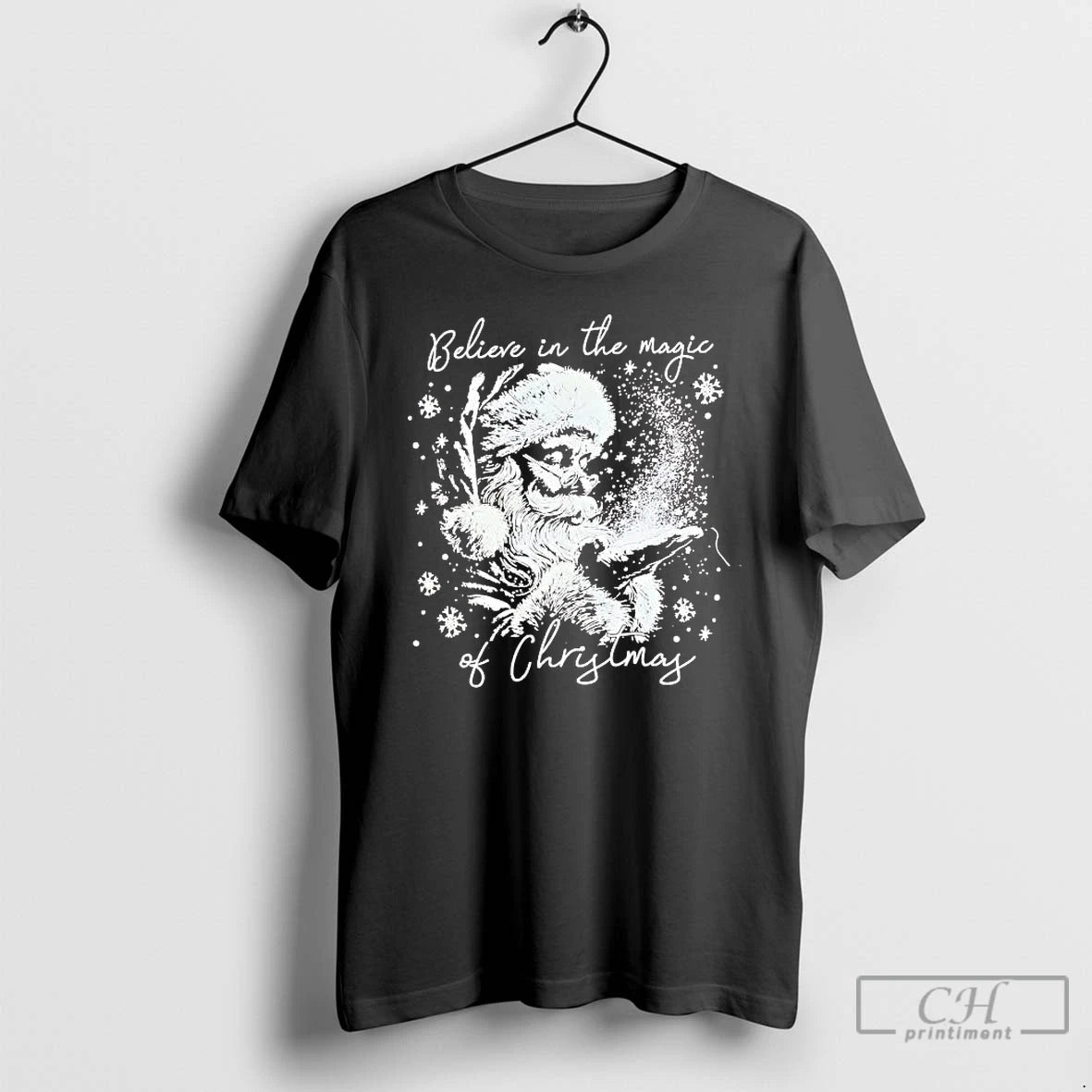 Classic Santa Believe In The Magic Of Christmas T-Shirts, Hoodie, Sweatshirt | PopFlextees.com