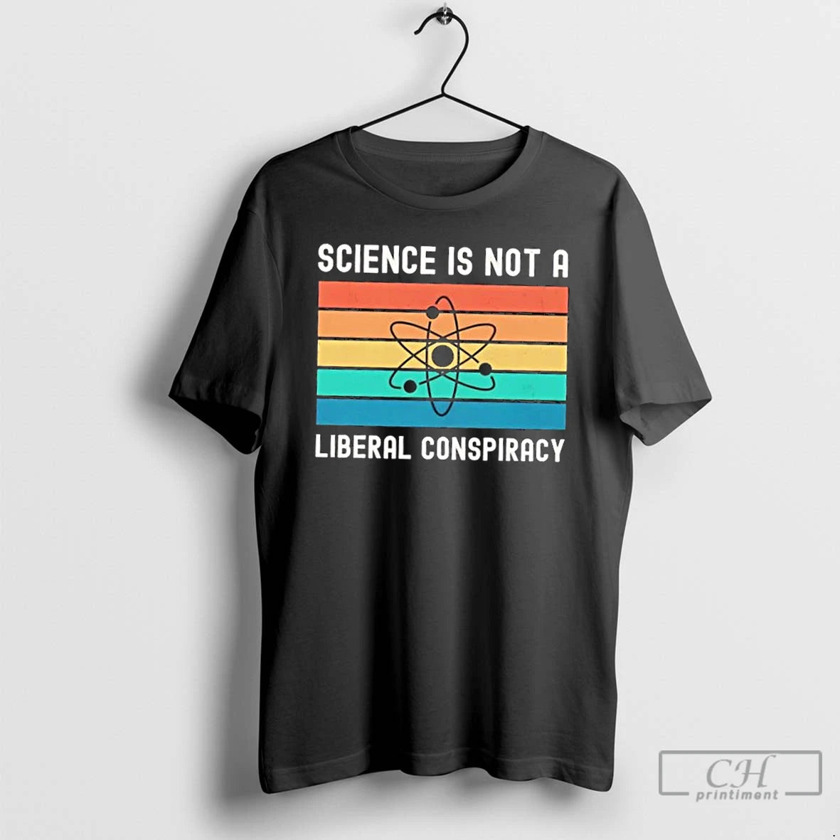 Classic Science Is Not A Liberal Conspiracy Retro T-Shirts, Hoodie, Sweatshirt | PopFlextees.com