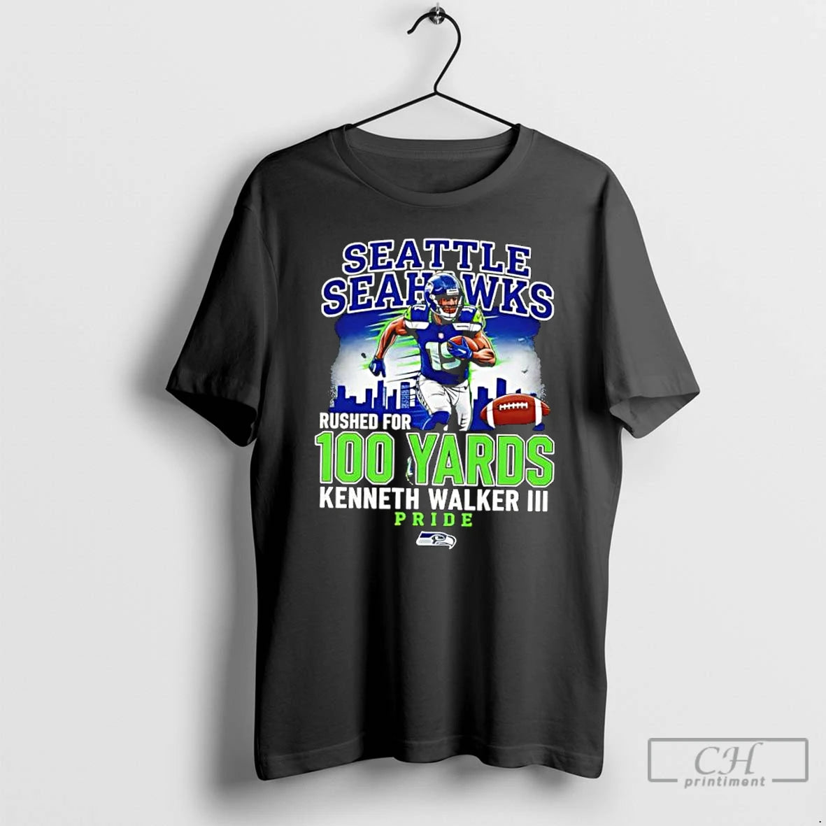Classic Seahawks Kenneth Walker Iii Rushed For 100 Yards Pride T-Shirts, Hoodie, Sweatshirt | PopFlextees.com