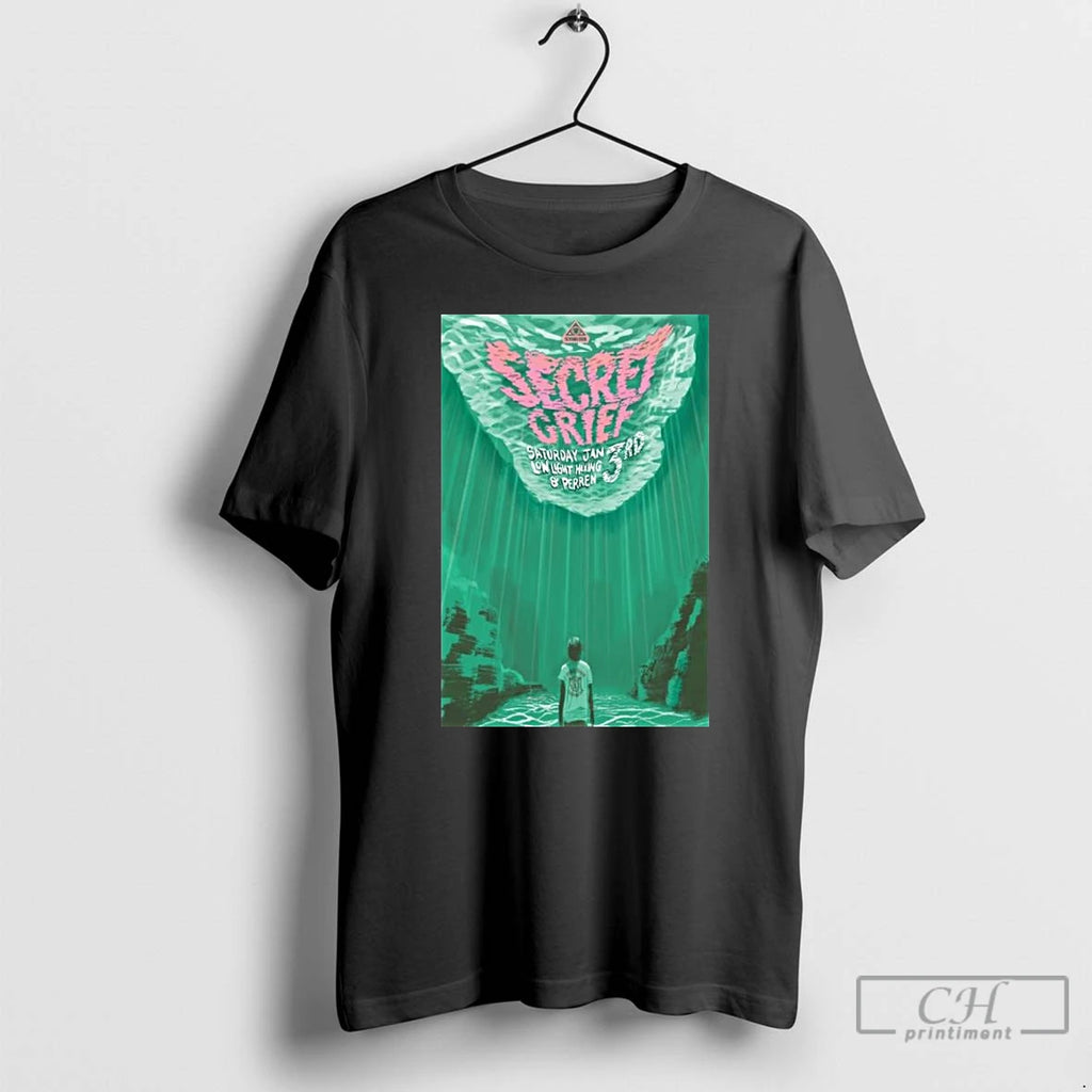 Classic Secret Grief Grand Rapids Mi January 3 2026 Concert T-Shirts, Hoodie, Sweatshirt | PopFlextees.com