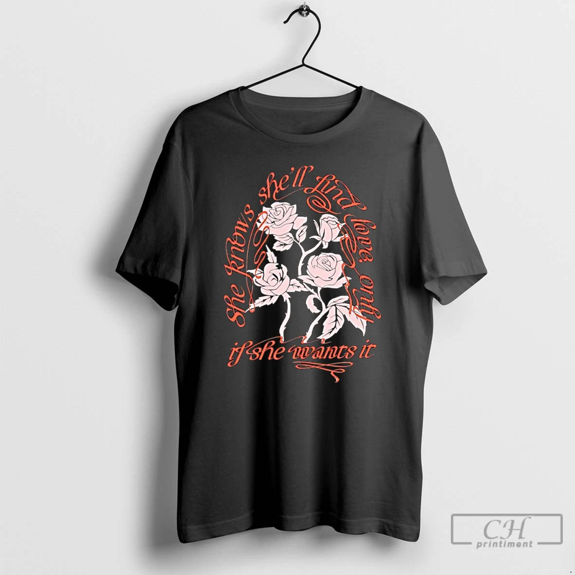 Classic Selena Gomez Pink She Knows Shell Find Love Only If The Wants It T-Shirts, Hoodie, Sweatshirt | PopFlextees.com