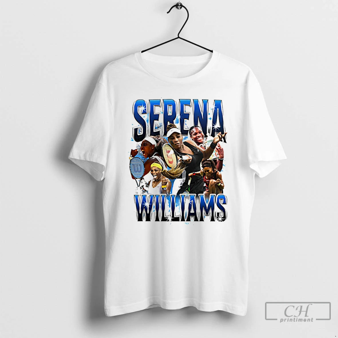 Classic Serena Williams Tennis Player Collage Signature T-Shirts, Hoodie, Sweatshirt | PopFlextees.com