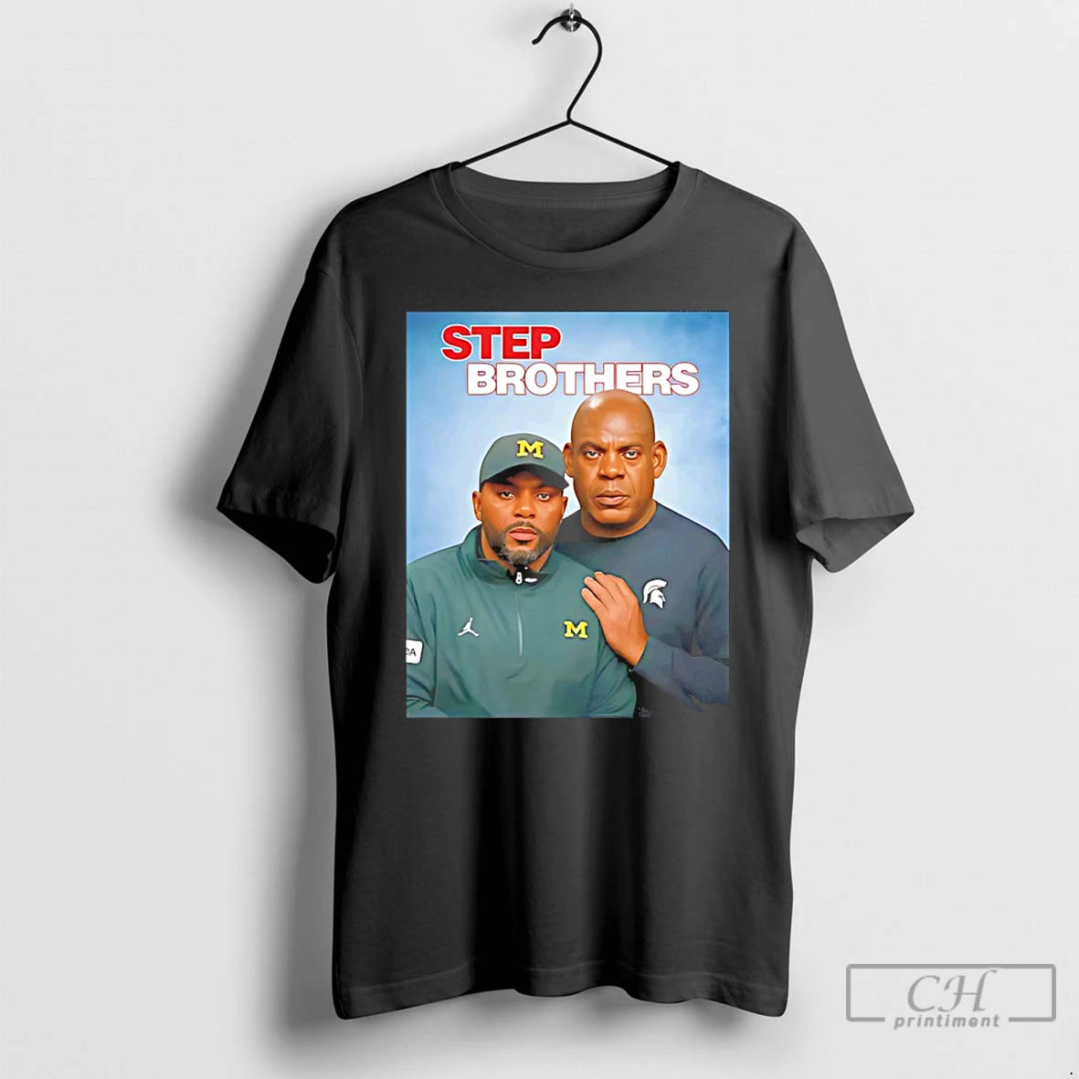 Classic Sherrone Moore Mel Tucker Step Brothers Graphic T-Shirts, Hoodie, Sweatshirt | PopFlextees.com