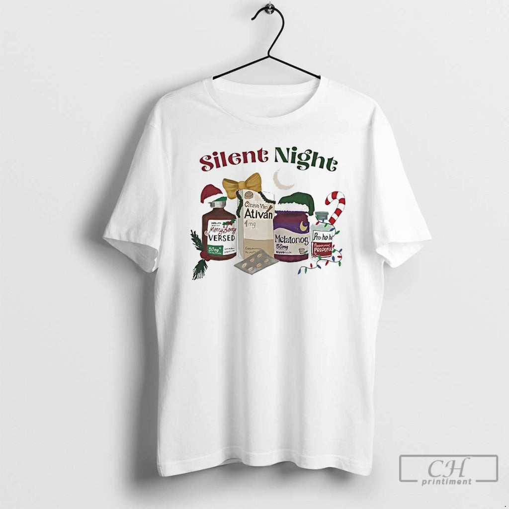 Classic Silent Night Christmas 2025 T-Shirts, Hoodie, Sweatshirt | PopFlextees.com