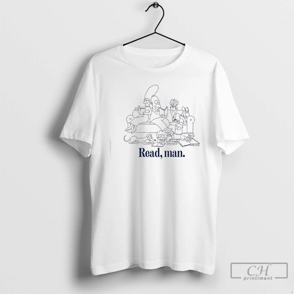 Classic Simpson Read Man T-Shirts, Hoodie, Sweatshirt | PopFlextees.com