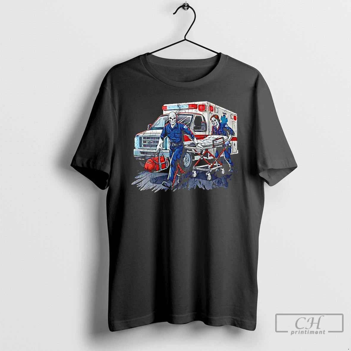Classic Skeleton Paramedic Vintage T-Shirts, Hoodie, Sweatshirt | PopFlextees.com