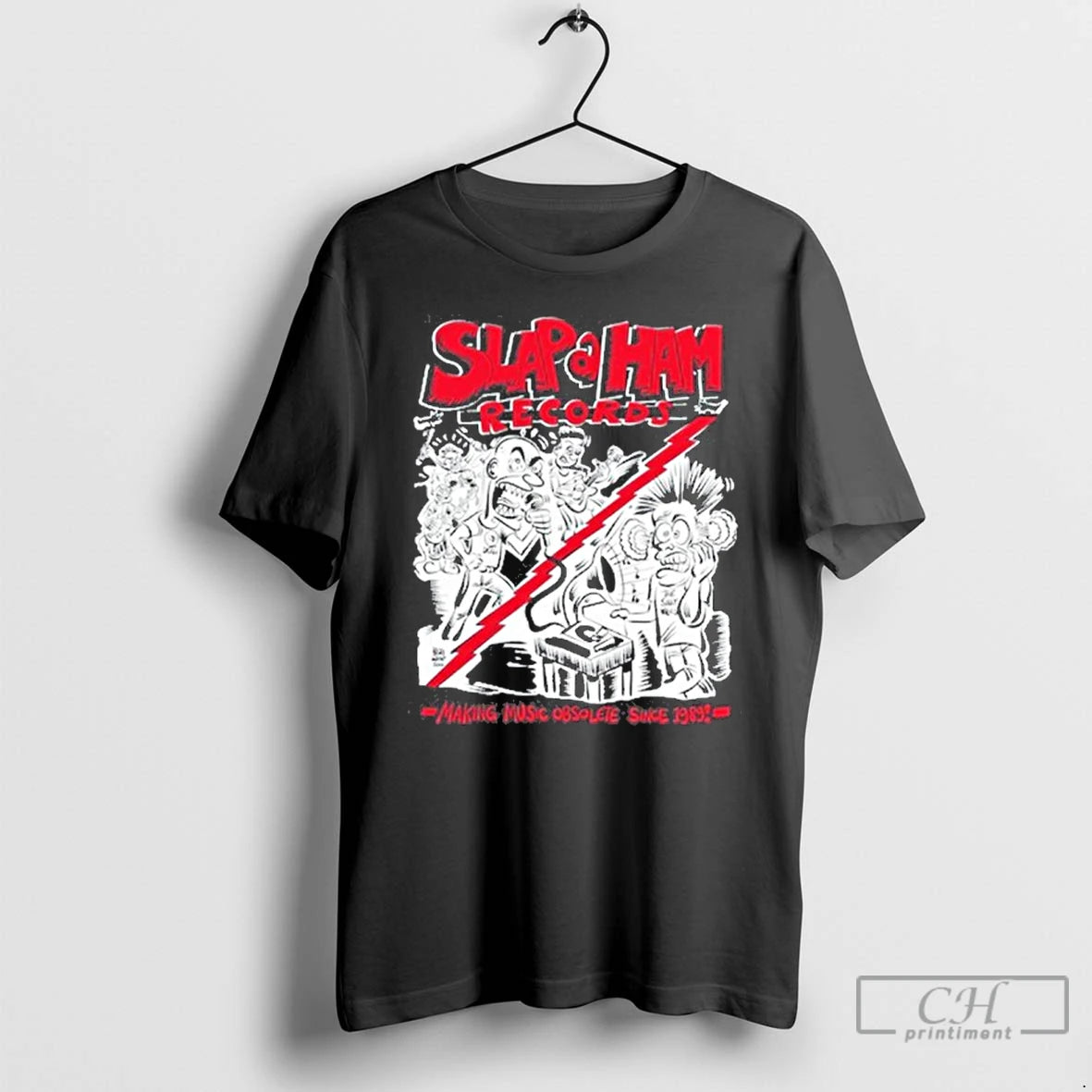 Classic Slap A Ham Records Making Music Obsolete 2025 T-Shirts, Hoodie, Sweatshirt | PopFlextees.com