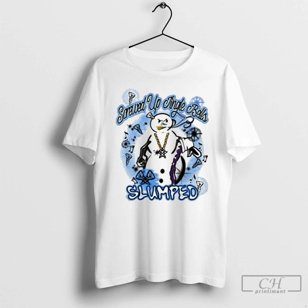 Classic Slumped Boyz Screwed Up Jingle Bells Slumped Pocket Full Of Snowman Christmas T Shirts Hoodie, Sweatshirt