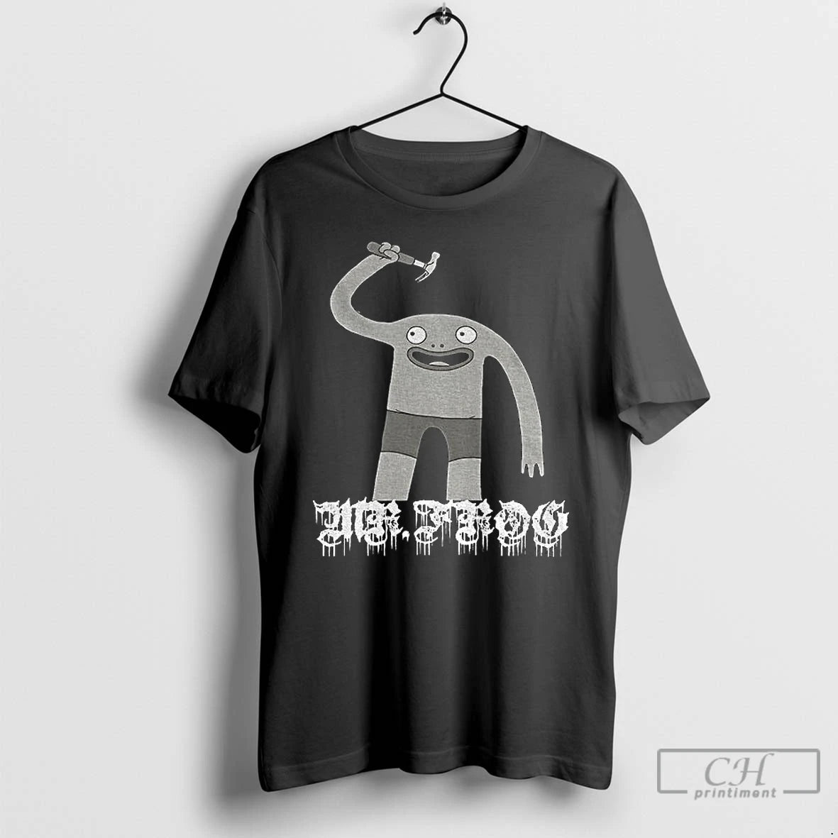 Classic Smiling Friends Mr Frog Metal Punk Rock Band Parody T-Shirts, Hoodie, Sweatshirt