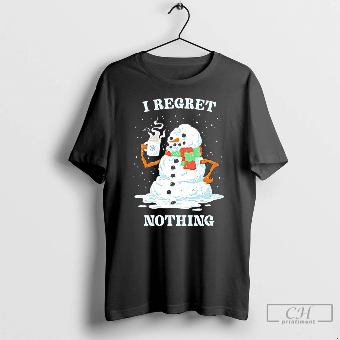 Classic Snowman I Regret Nothing Christmas T-Shirts, Hoodie, Sweatshirt | PopFlextees.com