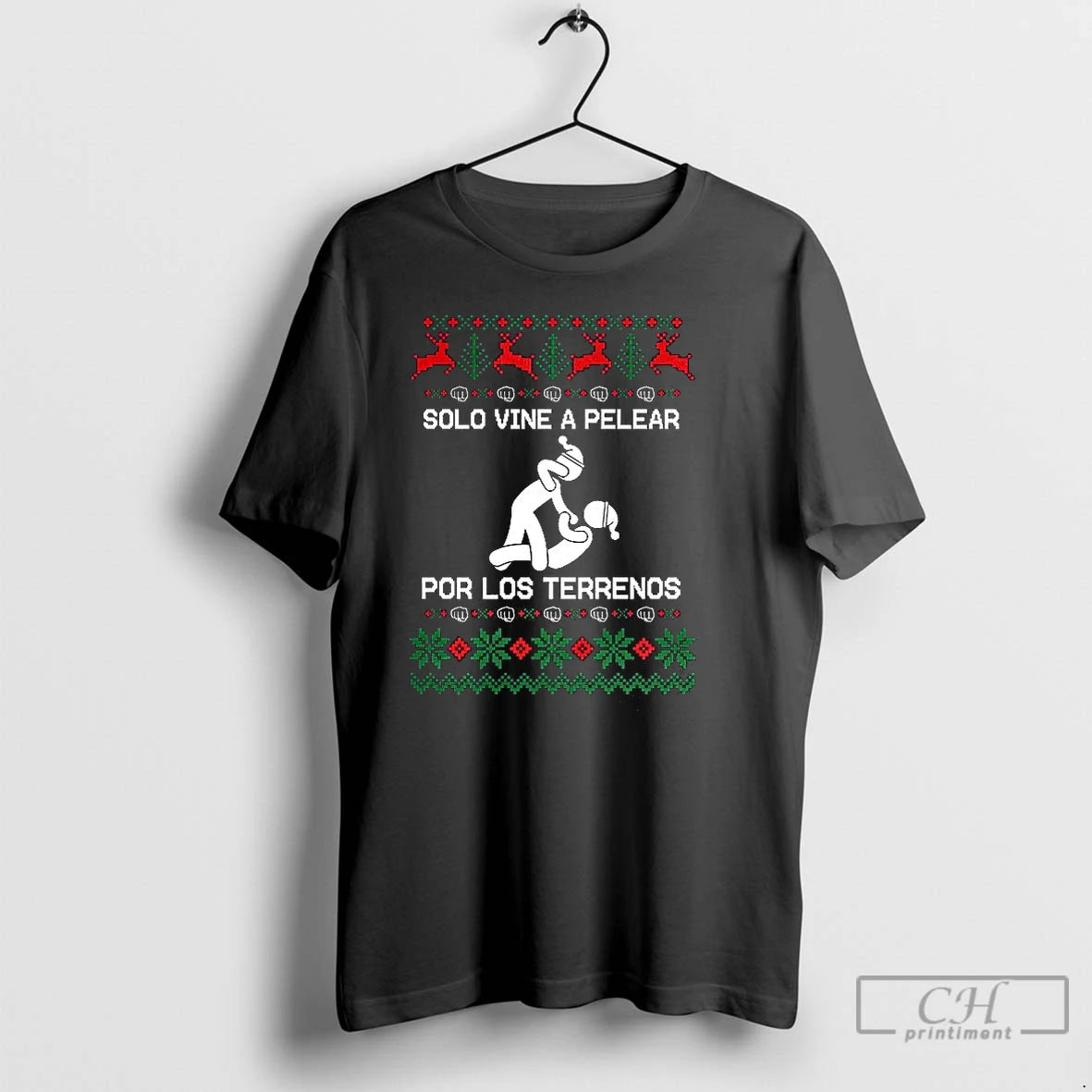 Classic Solo A Vine Pelear Por Los Terrenos Ugly Christmas T-Shirts, Hoodie, Sweatshirt | PopFlextees.com