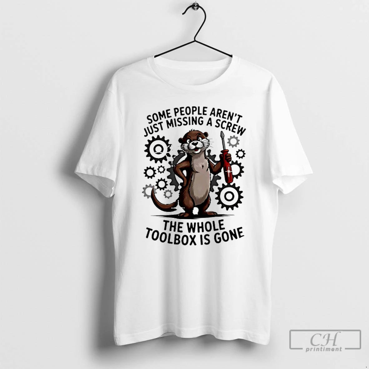 Classic Some People Arent Just Missing A Screw The Whole Toolbox Is Gone T Shirts Hoodie, Sweatshirt | PopFlextees.com