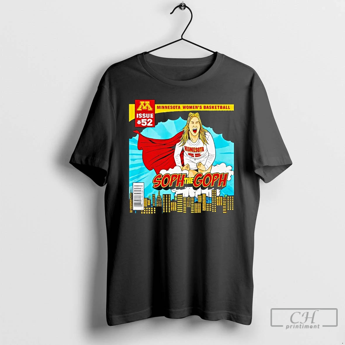 Classic Sophie Hart Minnesota Golden Gophers Soph The Goph Superman T-Shirts, Hoodie, Sweatshirt | PopFlextees.com
