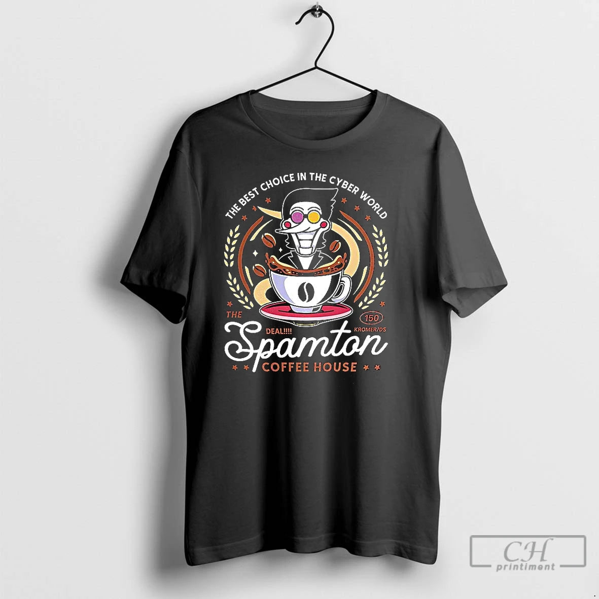 Classic Spamton Coffee Emblem The Best Choice In The Cyber World T-Shirts, Hoodie, Sweatshirt | PopFlextees.com
