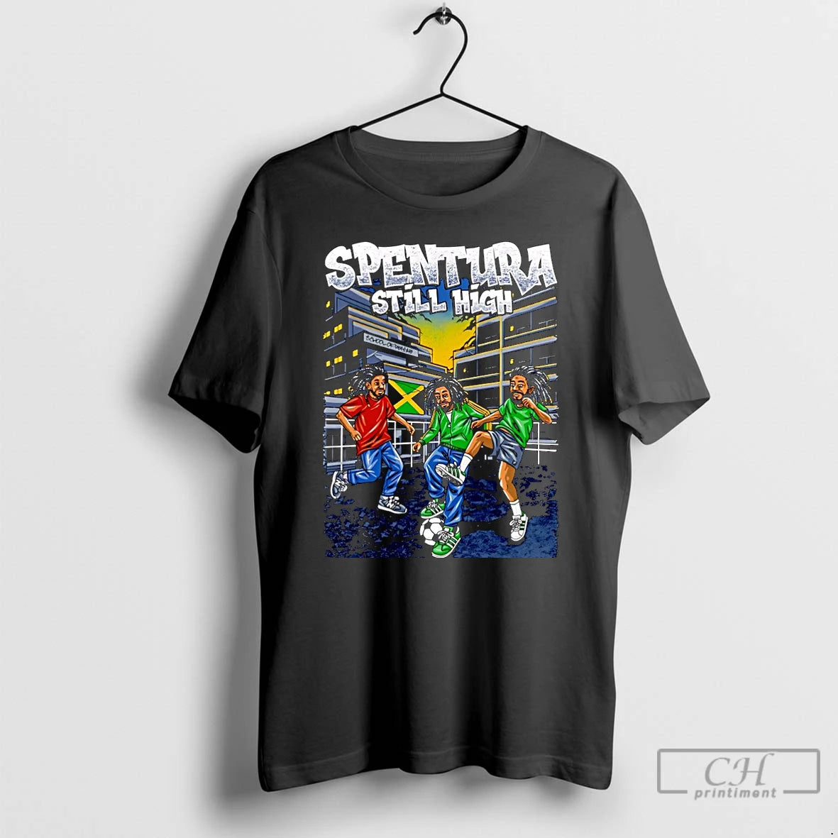 Classic Spentura Still High Soccer Jamaica Flag Christmas T-Shirts, Hoodie, Sweatshirt | PopFlextees.com