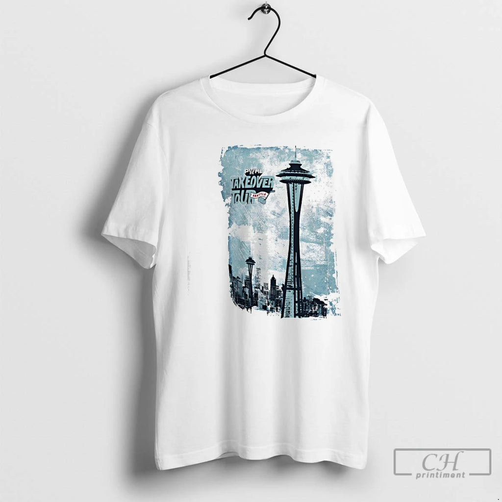 Classic Stadium Essentials Seattle Takeover City Photo T-Shirts, Hoodie, Sweatshirt | PopFlextees.com