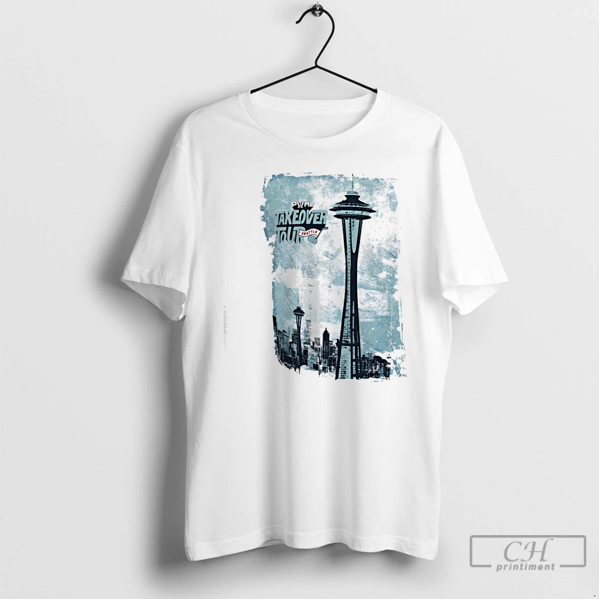 Classic Stadium Essentials Seattle Takeover City Photo T-Shirts, Hoodie, Sweatshirt | PopFlextees.com